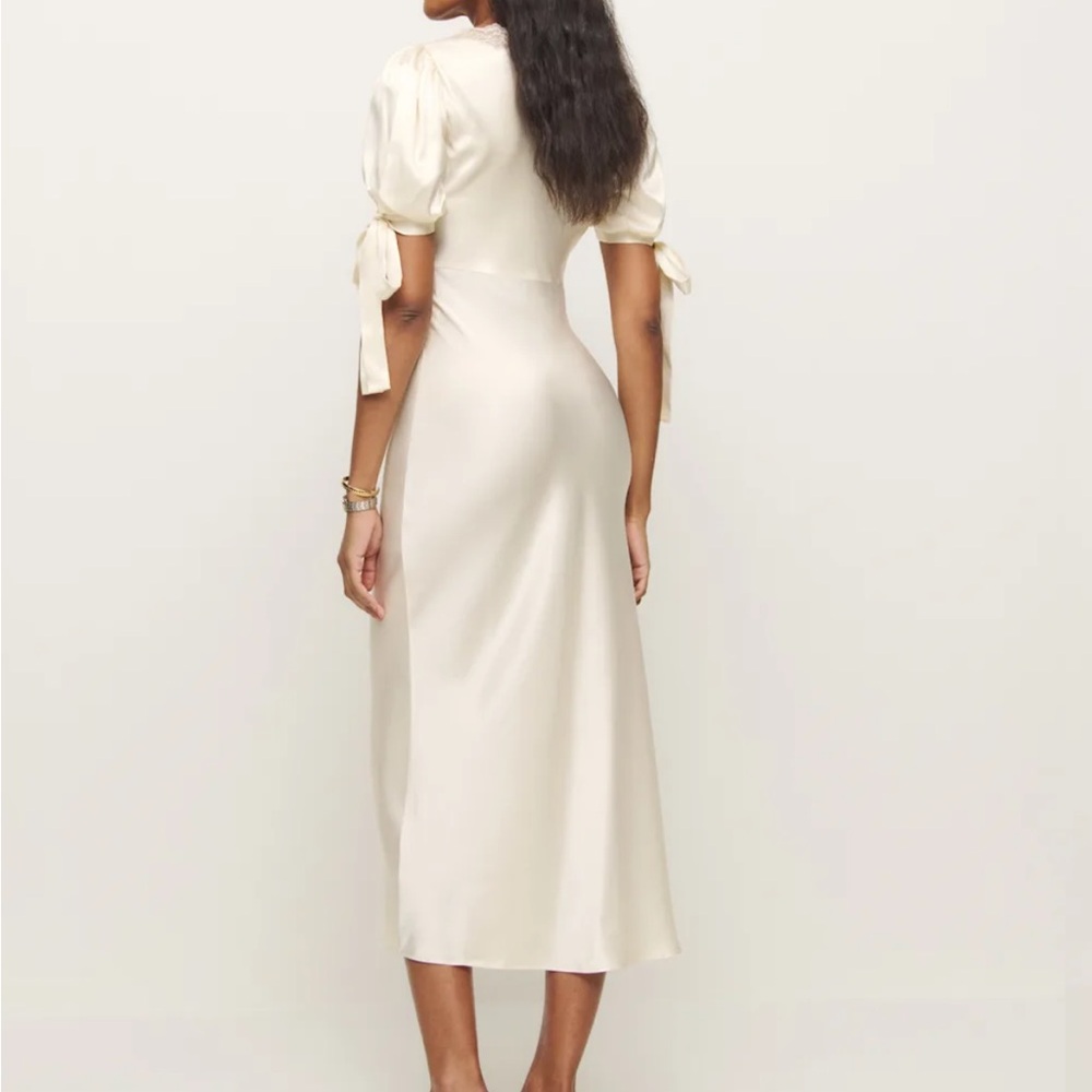 Reformation Stella 100% Silk Midi Dress - Picture 2 of 4